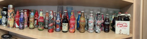 Collezione bottiglie coca - collezione, cola