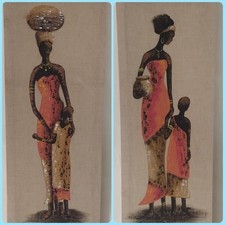 Quadri Etnici Su Tela di