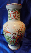 Vaso porcellana rosa famiglia