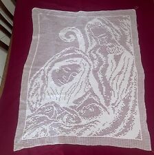 quadro lavorato all' uncinetto