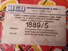Bcd 1889/5 POMPA ALIMENTAZIONE