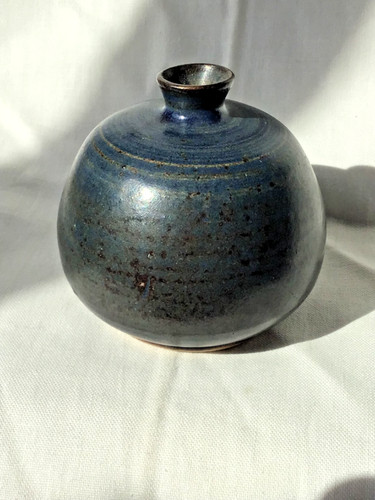 Rare petit vase miniature bleu - rare,