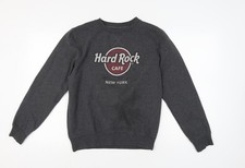Felpa media con logo Hard Rock