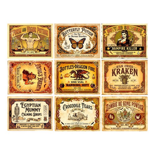 Adesivi farmacia halloween - farmacia,
