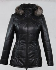 GIACCA GIUBBINO PIUMINO IN DI PELLE DONNA ART D0386  TG. DISPONIBILI DA 38 A 50