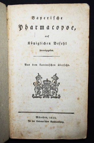 Farmacopea bavarese 1823 - 1823,
