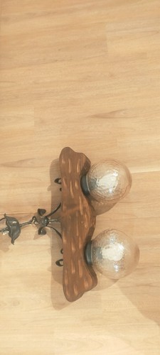 Lampadario legno ferro a - e,