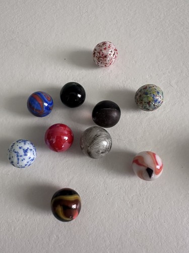 Lotto biglie vintage ivetro - vintage,