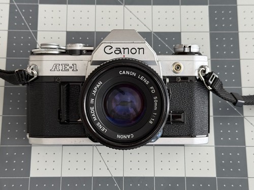Canon argento con - ae-1,