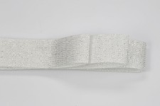 Nastro COTONE PERLA Perlato 15 mm x 25 metri BIANCO 0W1S