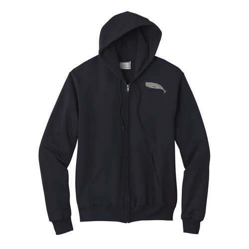 Felpa con cappuccio full zip