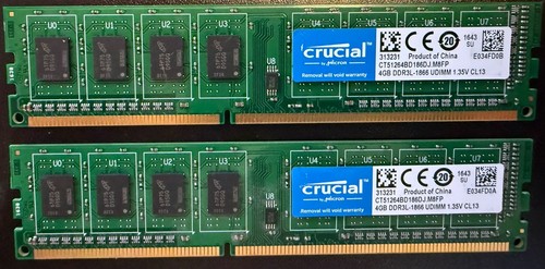 Crucial ram kit - ram, (2x