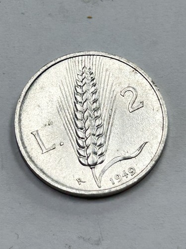 Moneta lire spiga - spiga, repubblica
