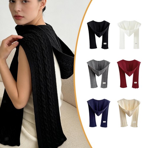 Sciarpa con cappuccio casual - sciarpa,
