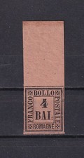 1859 Romagne 4 bajocchi fulvo BCF MNH Sassone n. 5