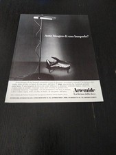 ARTEMIDE LUCE LAMPADA ATON DESIGN ERNESTO GISMONDI VINTAGE AD PUBBLICITA