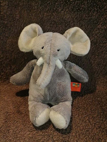 Doudou peluche éléphant - doudou, gris