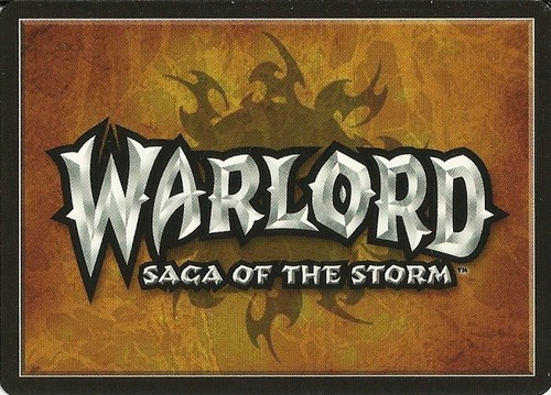 Warlord saga the - of, ccg