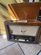 Radio Giradischi A Valvole D'epoca Vintage in Legno
