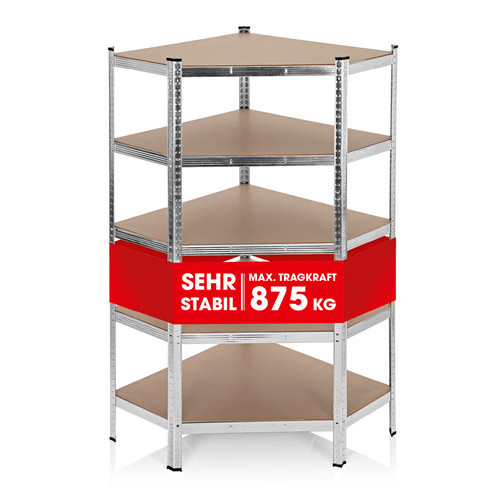 Scaffale angolare per - , carichi