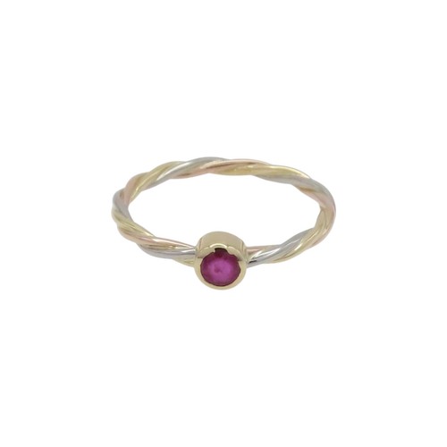Anello cartier trinity rubino - trinity,