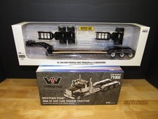 Diecast Master 1/50 Western Star 4900 SF cabina giornaliera a tre assi e XL 120 HDG Lowboy