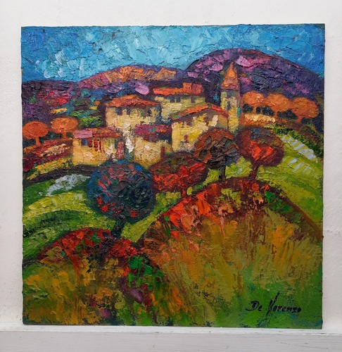 Dipinto quadro paesaggio - dipinto,