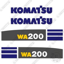 Fits Komatsu WA 200 5 Decal