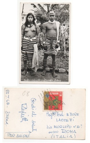 Foto cartolina postale - su,