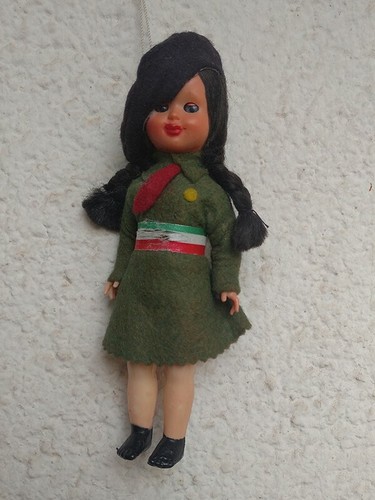 Bambolina vestito militare