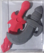 2 PUGNALI GOMME SAGOMATE DA COLLEZIONE MISURE CM 5,5 E CM 7 MARCA TRENDHOUSE 