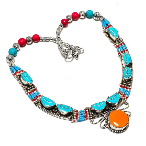 Collana turchese corallo