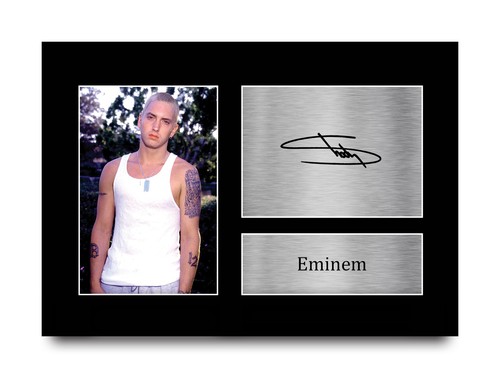 Eminem signed framed - signed,