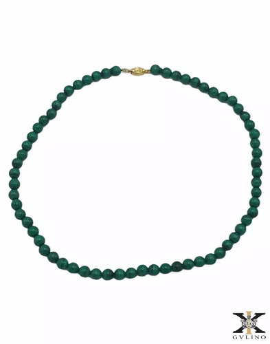 Collana malachite oro - di, e