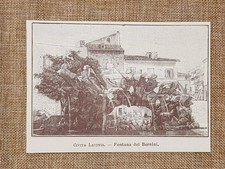 Civita Lavinia nell'800 La fontana del Bernini Roma Lazio