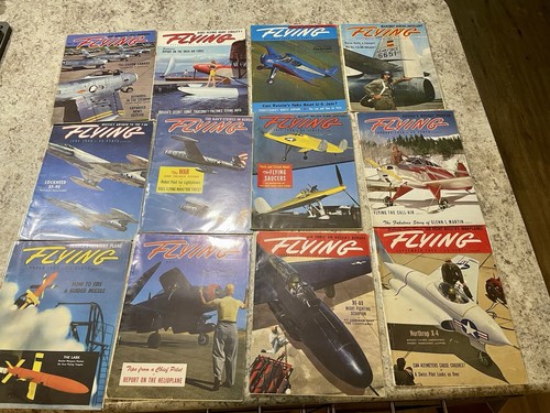 Lot flying magazine issues - magazine, 12