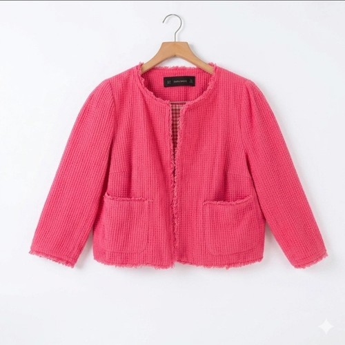 Giacca blazer rosa caldo