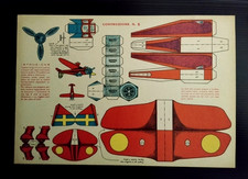 Aereo modello in carta da