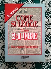 IL NUOVO COME SI LEGGE IL SOLE