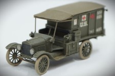 HO 1:87 Artitec 6870308 Modello Pronto T-Ford Ambulanza WWI US Army