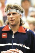 FILA Vintage Borg Wimbledon Settanta Mkii Tennis Pista Top (Navy)