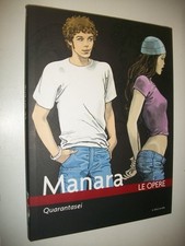 MILO MANARA:LE OPERE 17.QUARANTASEI.IL SOLE 24 ORE CARTONATO VALENTINO ROSSI 46!