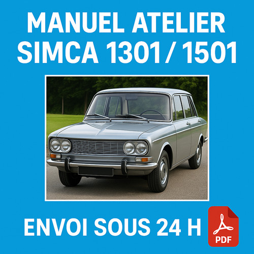 Manuel atelier simca 1301 - 1301, 1501