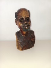 Busto In Legno Intagliato Stile Afro Read Descrizione