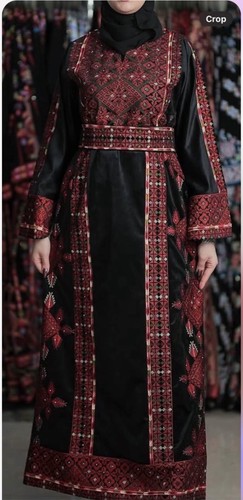 Abito vintage thobe ricamo - thobe,