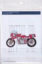 Ducati 900 NCR Racer Decal Set
