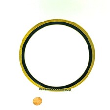 Richard Ginori Palermo Piatto Pane e Burro Nero 6 1/4" Set da Tavolo