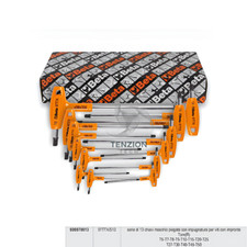 Set Serie 13 Chiavi Maschio Torx Cromate Con Impugnatura T6-T50 - Beta 97TTX/S13