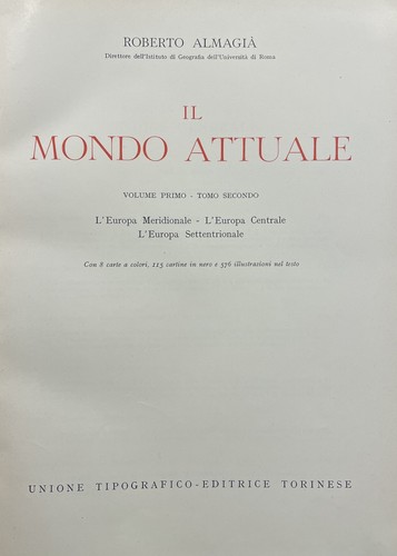Almagià roberto mondo - almagiÀ,