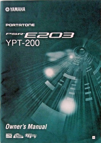 Yamaha psr e203 ypt 200 - yamaha, ypt-200